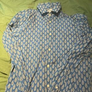 Zara men’s paisley button up